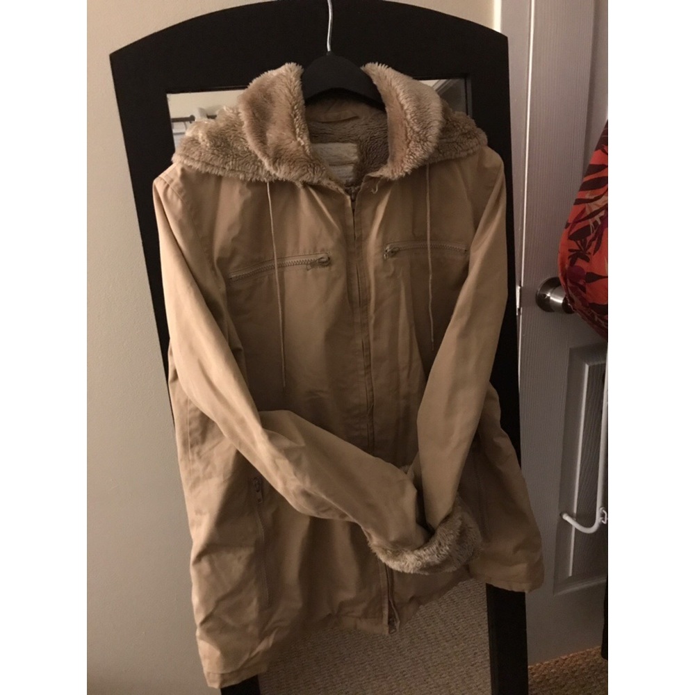 Winter coat with hood